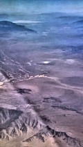 UFO in the ground. Picture taken from airplane. image 1006