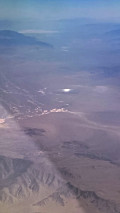 UFO in the ground. Picture taken from airplane. image 1007