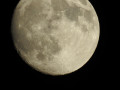 Object flying around moon. Seen on different days image 1046
