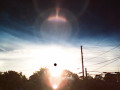 Black Circle Dot on the Suns Center image 150